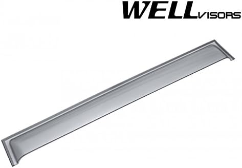 WellVisors Repuesto para Mitsubishi Montero 2001-2006 con clip, color humo, tintado de humo, viseras laterales para ventana, deflectores 3-847MI012