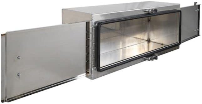 Buyers Products 1762621, 18x24x36 caja de aluminio del camión wpuertas dobles del granero