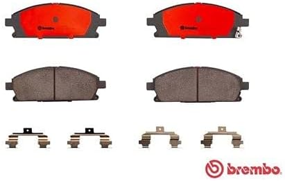 Brembo P65011N Juego de pastillas de freno de disco delantero de cerámica premium PORSCHE OE# 99635194910