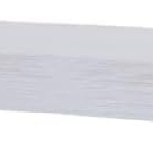 Modern Ember Vara – Estante de madera para repisa, pintura blanca de 48 pulgadas, 3 pulgadas de altura, variaciones en el grano y el desgaste Modern Ember Vara – Estante de madera para repisa, pintura blanca de 48 pulgadas, 3 pulgadas de altura, variaciones en el grano y el desgaste