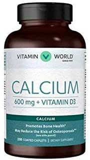 Vitamin World Calcio 600mg + Vitamina D3 250 cápsulas recubiertas