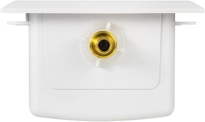 EFIELD Caja universal para máquina de hielo, conexión de entrada de crimpado Pex de 12 pulgada con válvula de bola de 14 vuelta instalada (crimpado