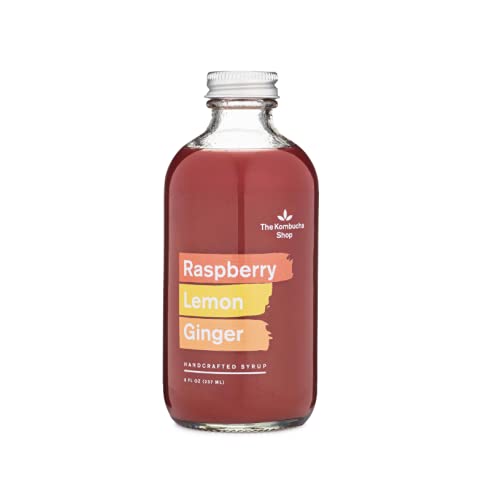 Jarabe de Frambuesa con Limón y Jengibre – Aromatizante de Kombucha para 2 Fermentación – The Kombucha Shop