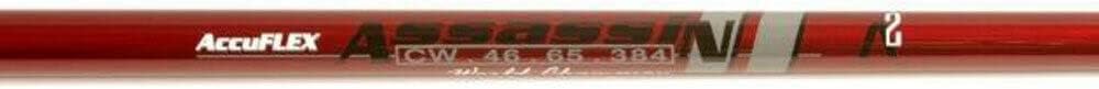 #1 Red Rocket Acculaunch – Eje de madera de golf Assassin de 46 pulgadas de largo de tracción .335 A R S X 2X Flex PGA Control de distancia Precisión