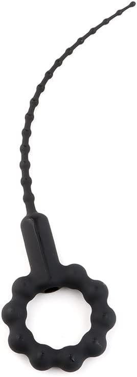 Tapón uretral de silicona flexible con cuentas en espiral, dilatador uretral masculino, barra de inserción uretral, tubo masturbador, productos para