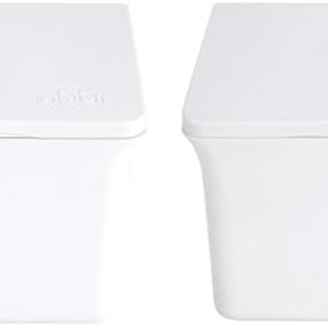 Ubbi Dispensador de toallitas para bebé, estuche de toallitas para bebé, soporte para toallitas para bebés con placa pesada, mantiene las toallitas Ubbi Dispensador de toallitas para bebé, estuche de toallitas para bebé, soporte para toallitas para bebés con placa pesada, mantiene las toallitas