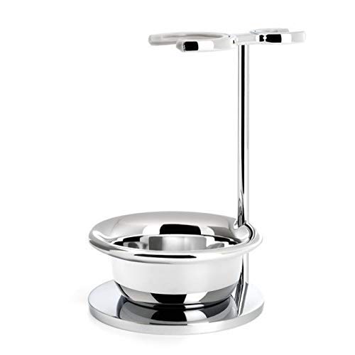 MÜHLE RYTMO – Juego de afeitar de seguridad de 4 piezas de tejón puro de doble filo (peine cerrado) para hombres, perfecto para uso diario, afeitado