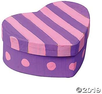 Fun Express Surtido de cajas de cartón DIY -12 piezas – Niños hazlo tú mismo manualidades