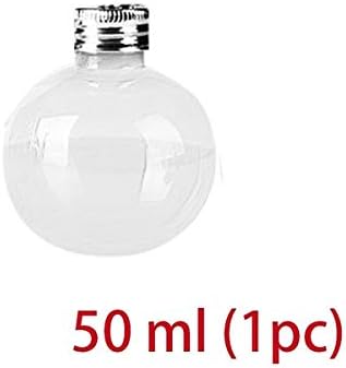 16 bolas de alcohol de Navidad transparentes para árbol de Navidad, adorno colgante de plástico con forma de bulbos de botella de agua, adornos de
