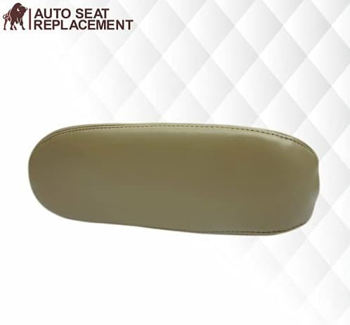 1999 Ford F250 F350 F450 Lariat Super Duty Funda de asiento de cuero sintético (vinilo) de repuesto en color marrón pradera (con asiento de bebé