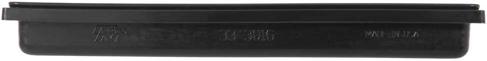 K&N Filtro de aire del motor reutilizable, limpia cada 75,000 millas, lavable, Filtro de aire de repuesto para automóvil compatible 2012-2019
