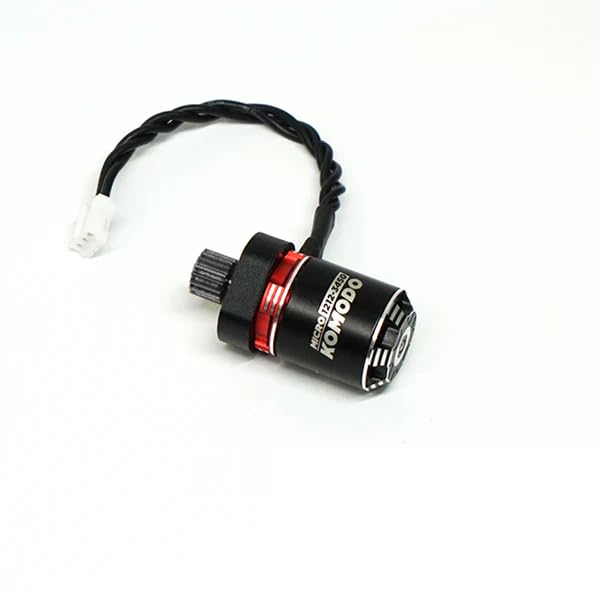 FURITEK Motor sin escobillas Micro KMD con piñón de acero para FCX24, compatible con Furitek Lizard Pro ESC para automóviles RC, camiones RC,