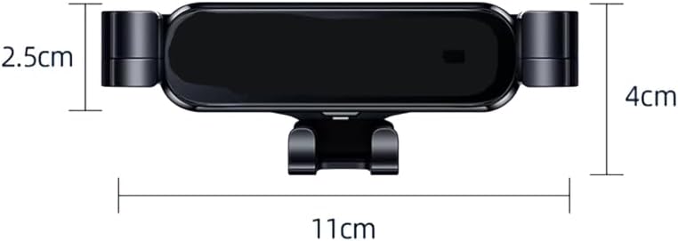 Soporte para teléfono de automóvil, compatible con BMW X3 X4 G01 G02 2018-2021, material de plástico y aleación de aluminio, teléfonos inteligentes