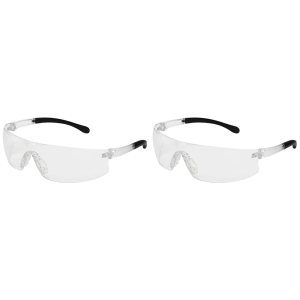 Sellstrom Lentes de seguridad ligeros y cómodos, lentes transparentes, patillas de goma suave, pieza de nariz suave (cantidad 1), S73601 (paquete de Sellstrom Lentes de seguridad ligeros y cómodos, lentes transparentes, patillas de goma suave, pieza de nariz suave (cantidad 1), S73601 (paquete de