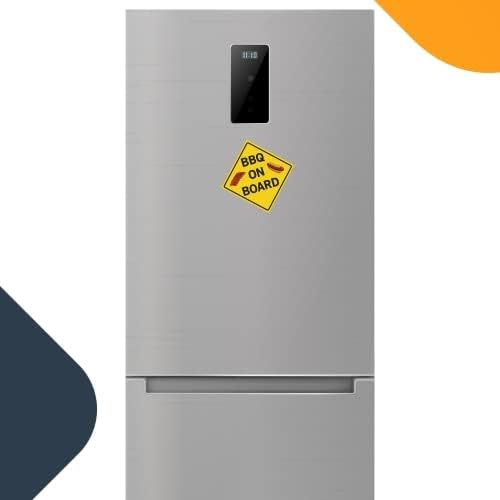 Magnet Me Up Calcomanía magnética para barbacoa a bordo, 5 x 5 pulgadas, imán automotriz resistente para automóvil, camión, SUV