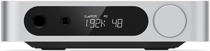 FiiO K11 DAC y amplificador de auriculares para audio doméstico o PC, 0.250 in y equilibrado 0.173 in, RCA, coaxial, óptico, 1400 mW, 384 kHz24 bits