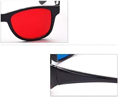Gafas 3D rojas y azules universales para TV y películas, marco de video tridimensional, gafas 3D, vidrio para juegos de DVD, gafas de estilo 3D para