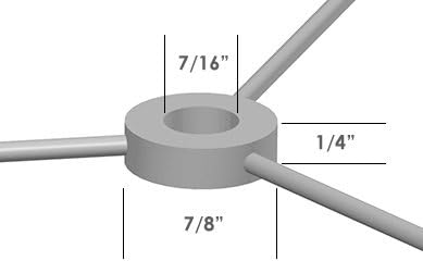 Juego de anillo de sombra de lámpara para colocar una sombra de lámpara DIY  Anillo de acero galvanizado fuerte para sombra de lámpara