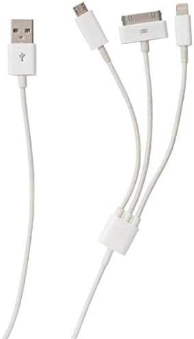 STEREN Cable Lightning 3 en 1, 30 pines y Micro-USB a USB