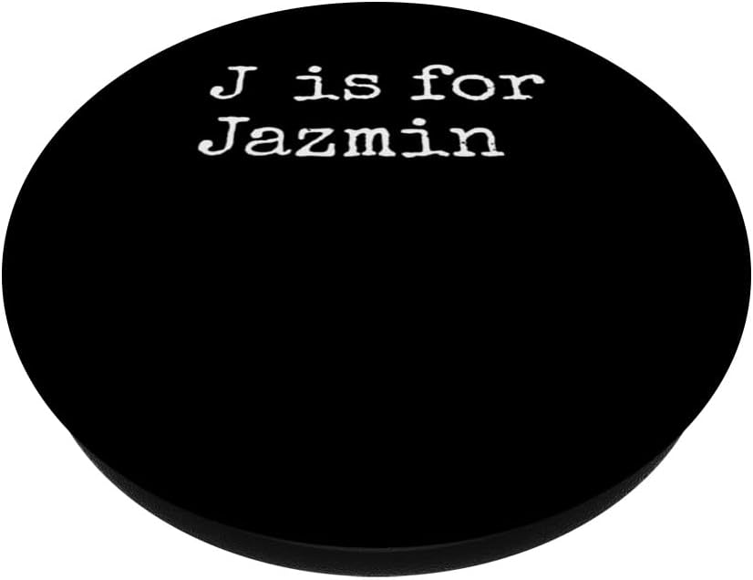 Personalized J is for Jazmin Name Student Kindergarten Girl PopSockets Standard PopGrip