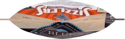 Blue Buffalo Sizzlers – Golosinas naturales suaves y húmedas para perros, sabor a tocino, bolsa de 15 onzas