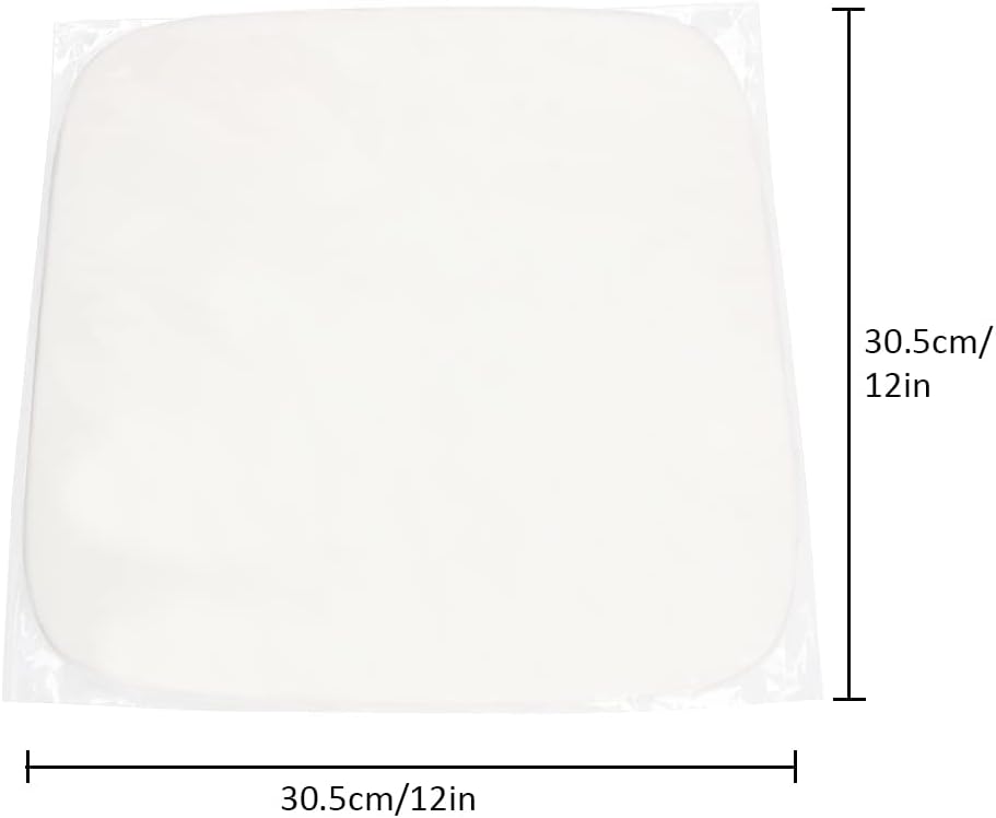 Forros de papel pergamino para freidora de aire sin blanquear de tamaño extra grande (12 x 12 pulgadas), cuadrados, 125 unidades, compatibles con