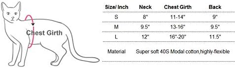Traje de recuperación de gato para mascotas, collar alternativo para gatos, talla L