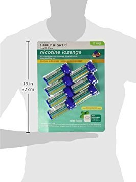 Members Mark anteriormente conocida como pastilla de nicotina Simply Right sabor menta 2 mg, 189 unidades