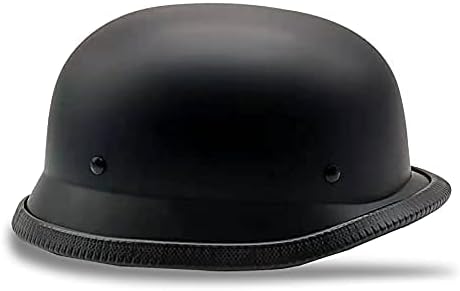 Casco de motocicleta de estilo alemán, casco delgado para adultos, hombres y mujeres, novedoso casco de media carcasa, casco retro de media cara