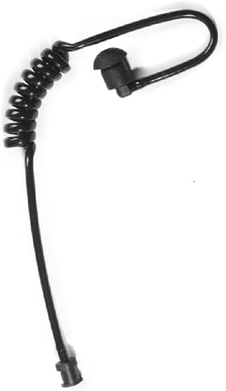 Tubo de audio acústico en espiral – Negro