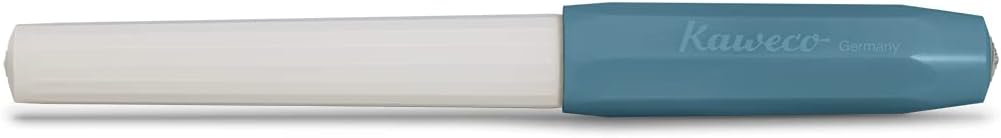 Kaweco PERKEO – Pluma estilográfica Old Chambray I Premium para cartuchos de tinta I Exclusive Pluma estilográfica 5.1 in I Nib F (fino)