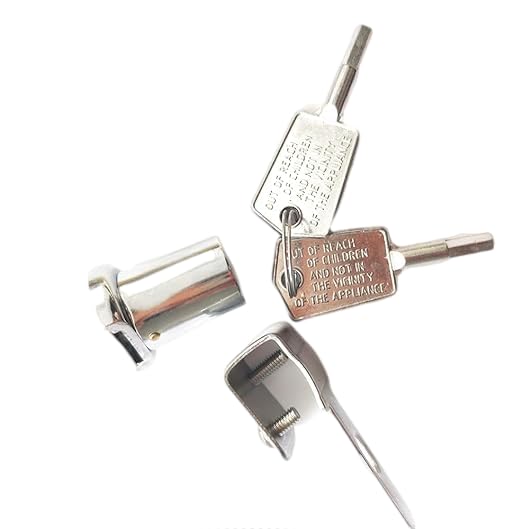 #WR01X28053 Pieza de repuesto Nuevo paquete de 2 llaves de puerta de congelador para FCM16DLAWW FCM16SLAWW para GE