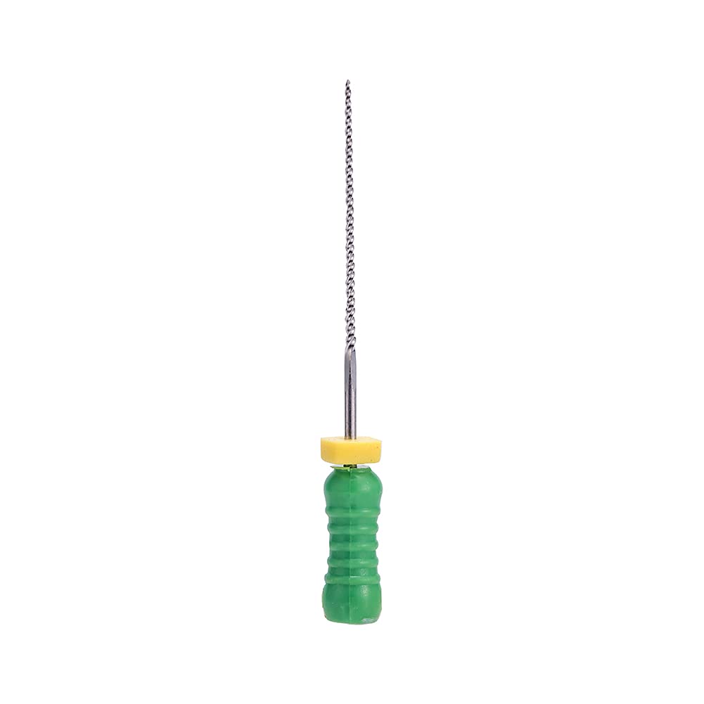 K Files – Limpiador de conducto radicular dental de 0.984 in, 6 unidades para tratamiento endodóntico (#45-80)