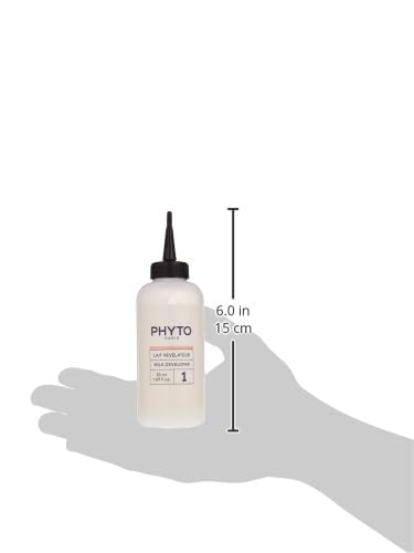 PHYTO Phytocolor – Tinte permanente para el cabello con pigmentos botánicos, 100 % cobertura de cabello gris, sin amoníaco, sin PPD, sin resorcina,