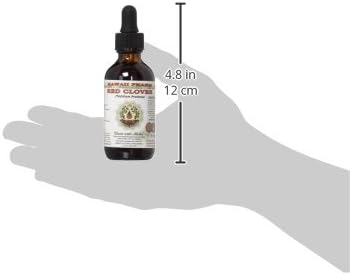 Extracto líquido sin alcohol de trébol rojo, trébol rojo orgánico (Trifolium Pratense) glicerita de hoja seca, 2 onzas
