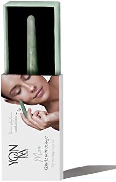Yon-Ka Herramienta de escultura facial, herramienta de masaje facial de cuarzo microcristalino para Gua Sha para suavizar y reafirmar la cara,