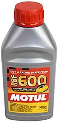 Motul 1 paquete 100949 RBF 600 DOT 4 100% sintético Factory Line Racing líquido de frenos con adhesivo Motul prémium (1)