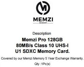 PRO – Tarjeta de memoria SDXC de 128 GB Clase 10 de 80 MBs para Nikon Coolpix P7800, P7700, P7100, P700, P900s, P610, P610s, P600, P530, P520, P510,