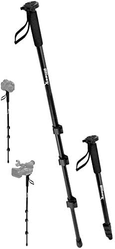 Ultimaxx Monopie de 72 pulgadas con liberación rápida para Canon, Nikon, Sony, Samsung, Olympus, Fujifilm, Panasonic, Pentax y otras cámaras