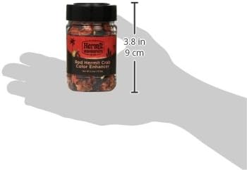 Fluker’s Tratamiento potenciador de color para cangrejos ermitaños, color rojo, 2.5 onzas (paquete de 1)
