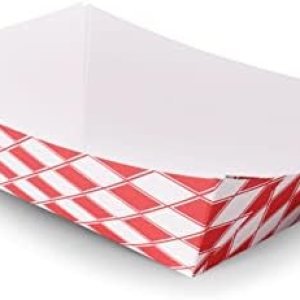 Caja de 1000 bandejas de papel para alimentos, palomitas de maíz, nacho, hamburguesa (tamaño 50, 12 lb) Caja de 1000 bandejas de papel para alimentos, palomitas de maíz, nacho, hamburguesa (tamaño 50, 12 lb)