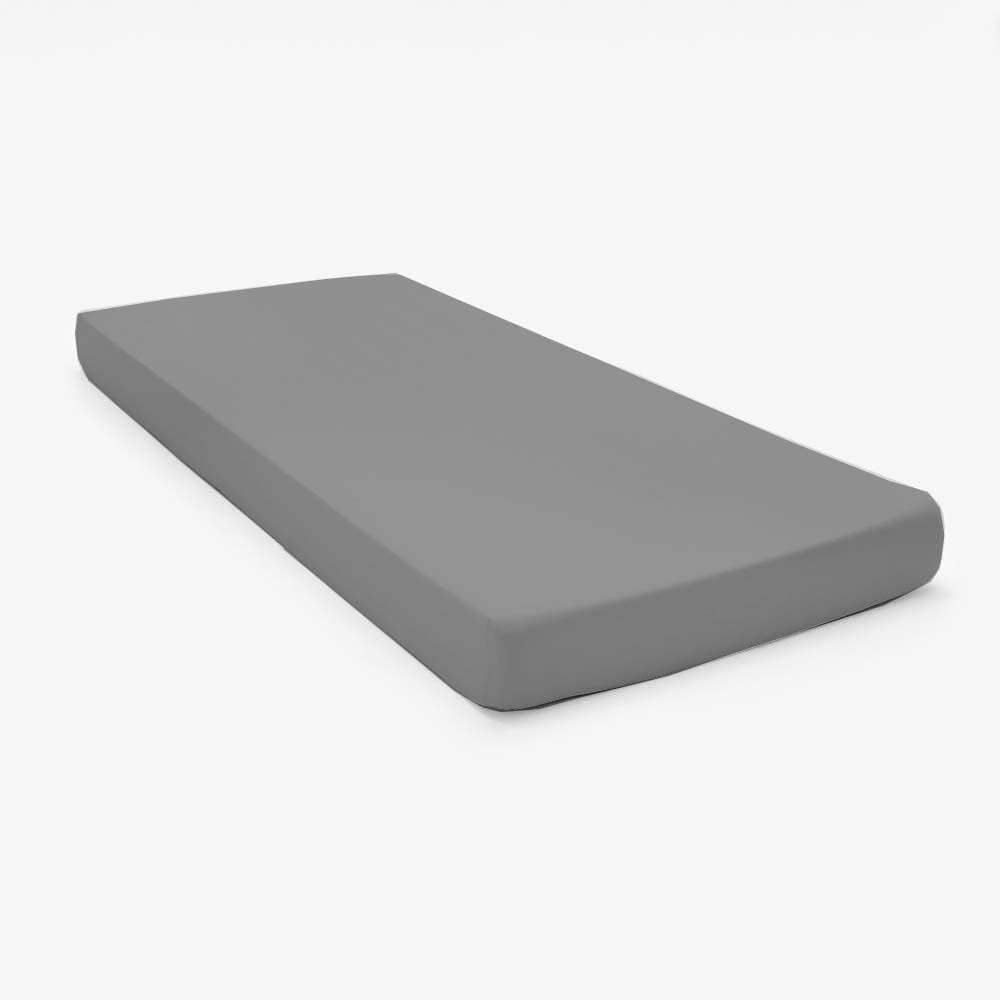 Sábana bajera ajustable de 33 x 75 pulgadas, 100% algodón egipcio, ideal para cama individual estrecha, litera de campamento, caravanas, cama