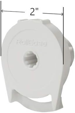 Embrague de persiana enrollable R8 para tubo de 1.25″ (R8C03W) (blanco)