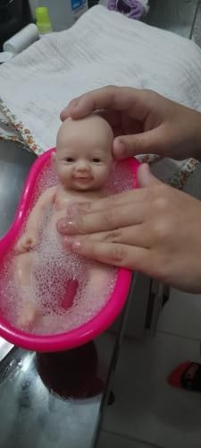 Muñecas realistas de silicona Reborn de 7 pulgadas, cuerpo completo, muñecas recién nacidas en miniatura, alivio del estrés para adultos, hechas a