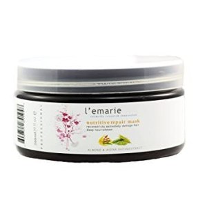 L’emarie Tratamiento profesional del acondicionador de la mascarilla del pelo con arcilla de bentonita y aceite de argán marroquí 9 onzas L’emarie Tratamiento profesional del acondicionador de la mascarilla del pelo con arcilla de bentonita y aceite de argán marroquí 9 onzas