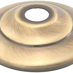 B&P Lamp Tapa de jarrón de latón macizo de 2 14 pulgadas de diámetro, acabado de latón antiguo B&P Lamp Tapa de jarrón de latón macizo de 2 14 pulgadas de diámetro, acabado de latón antiguo