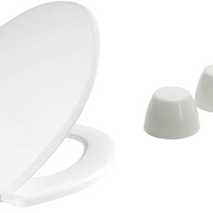 BEMIS 1600E4 000 Ashland – Asiento de inodoro con cierre lento, nunca se afloja y proporciona el ajuste perfecto, madera esmaltada, alargada, color BEMIS 1600E4 000 Ashland – Asiento de inodoro con cierre lento, nunca se afloja y proporciona el ajuste perfecto, madera esmaltada, alargada, color