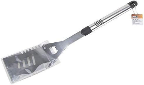 Omaha – Espátula de metal  Espátula de cocina de acero inoxidable resistente de 17 pulgadas de largo para cocina, parrilla de barbacoa, sartén de