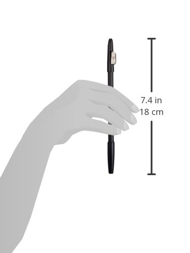 The BrowGal – 3 en 1, lápiz de cejas delgado – 06 con tapa afiladora y cepillo de carrete – Dibuja pequeños pelos de cejas y rellenos en áreas