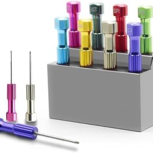 8 unidsset Kit de destornilladores de tornillo de implante herramienta técnica de pilar de plantación con base gris 8 unidsset Kit de destornilladores de tornillo de implante herramienta técnica de pilar de plantación con base gris